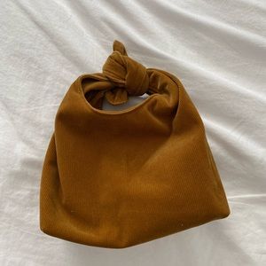 Merit Beauty corduroy mini bag